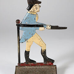 Antique Cast Iron Painted "Little Heiskell" Doorstop