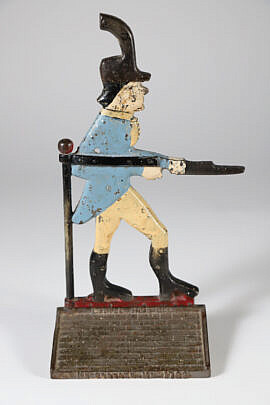 Antique Cast Iron Painted "Little Heiskell" Doorstop