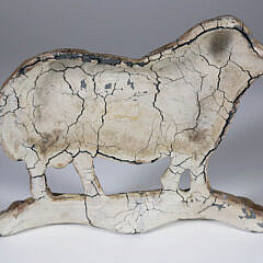 Painted Cast Iron Sheep Doorstop