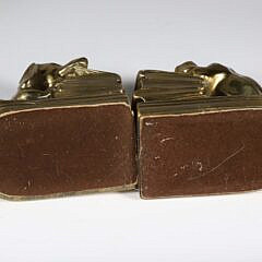 Pair of Brass Dachshund Bookends