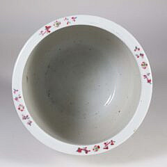 Diminutive Chinese Ceramic Fish Bowl Planter