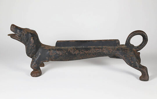 Vintage Cast Iron Dachshund Boot Scrape 