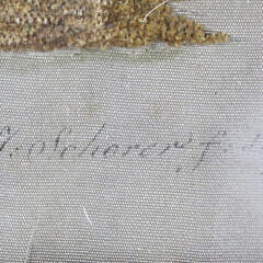 Two Silk Needleworks on Silk, circa 1820s
