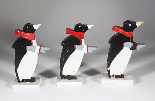 Three Fold Art Penguin Whimsies