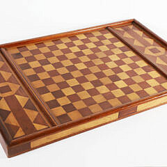 Antique Multi-Wood Game Board
