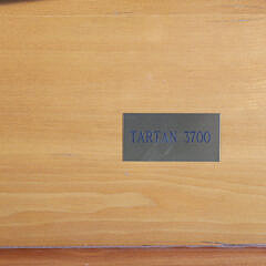 Carved and Painted Half Hull on Board “Tartan 3700”