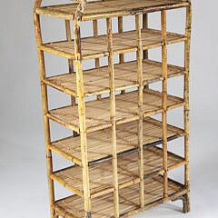 Vintage Bamboo 20 Cubby Wine Caddy