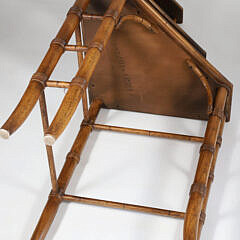 Contemporary Faux Bamboo Corner Shelf