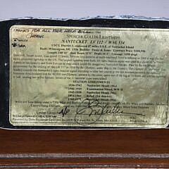 Cased Model of the Nantucket Lightship by Cheryl Spencer Collins