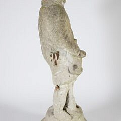 Vintage Concrete Old Salt Fisherman Garden Statue