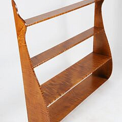 Tiger Maple Hanging Shelf