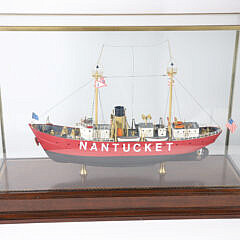 Cased Model of the Nantucket Lightship