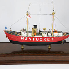 Cased Model of the Nantucket Lightship