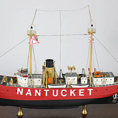 Cased Model of the Nantucket Lightship