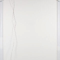 Large Framed Artwork “Indian Architectural Painting of the Palace Gardens,” mid 20th Century