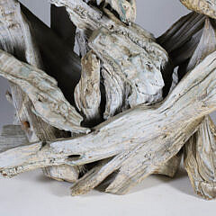 Vintage Driftwood Mounted as a Lamp