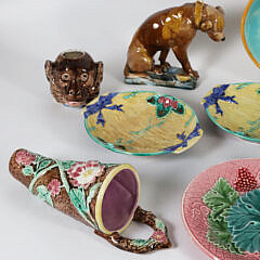 Group of Antique Majolica Ceramics