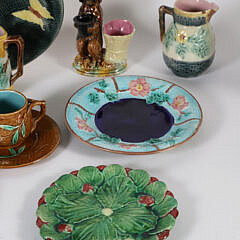 Group of Antique Majolica Ceramics