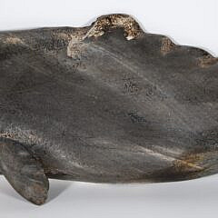 Signed Wick Ahrens Carved and Painted Wood Sperm Whale