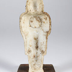 Cast Iron and Polychrome Native American Indian “Cigar Store” Doorstop