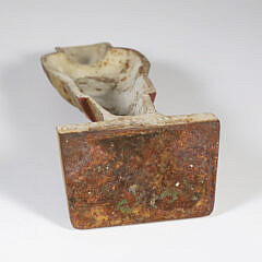 Cast Iron and Polychrome Native American Indian “Cigar Store” Doorstop
