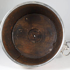 Antique English Silver Plated Oak Fruit Bowl