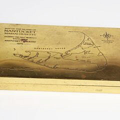 Nantucket Engraved Brass Box