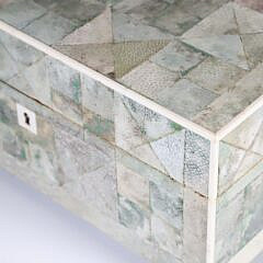 Antique Shagreen Sewing Box, early 19th Century