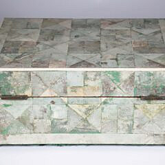 Antique Shagreen Sewing Box, early 19th Century