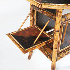 Bamboo Lacquered Occasional Table, 19th Century