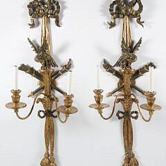 Vintage Pair of Italian Eagle Sconses