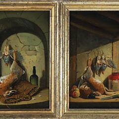 Pair of "After The Hunt" Paintings 19th CenturyPair of "After The Hunt" Paintings 19th Century