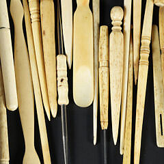 Assortment of Whalebone and Antique Whale Ivory Artifacts, 19th Century