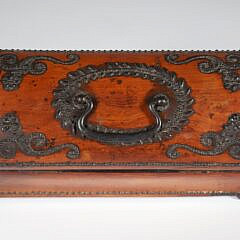 Continental Lady’s Fruitwood Carrying Case, 19th Century