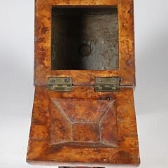 English Gentleman’s Multi-wood Inlaid Watch Hutch Box, 19th Century