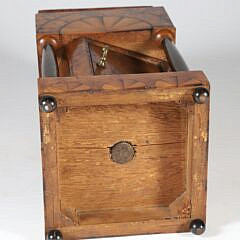 English Gentleman’s Multi-wood Inlaid Watch Hutch Box, 19th Century