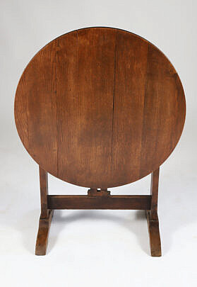 Antique Diminutive Wine Tasting Style Side Table