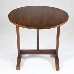 Antique Diminutive Wine Tasting Side Table