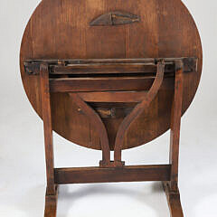 Antique Diminutive Wine Tasting Side Table