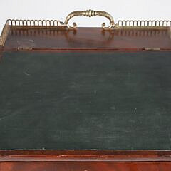 English Mahogany and Bronze Mounted Davenport 19th Century