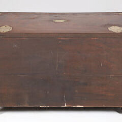 Brass Mounted Campaign Style Low Chest, 20th Century