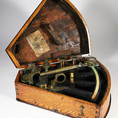 Marseille Boxed Sextant, 19th Century