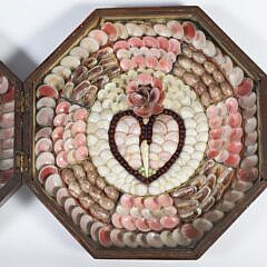 Fine Sailor’s Double Valentine “Think of Me”, 19th Century