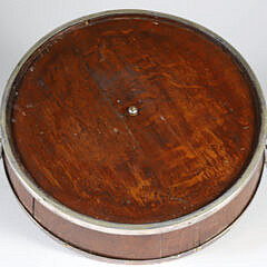 English Oak and Silver Plated Serving Tray, 19th Century