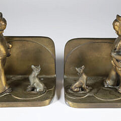 Frankart Inc. Sailor Boy and Dog Bookends