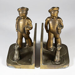 Frankart Inc. Sailor Boy and Dog Bookends