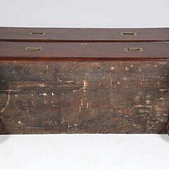 British Regency Brass Strapped Campaign Chest of Drawers, 19th Century