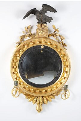 American Girondale Mirror 18th/19th Century