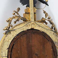 American Carved and Gilt Girondale Mirror, early 19th Century
