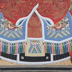 Fine Chinese Watercolor / Gouache Ancestral “Portrait of an Empress”